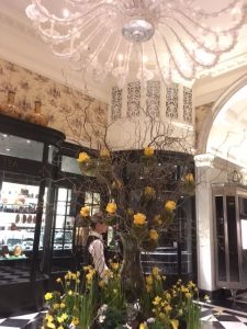 Easter decoration at the Savoy Hotel