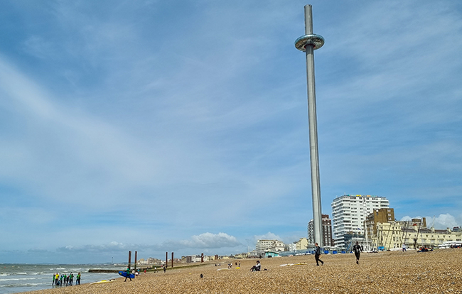 i360 on Brighton Beach
