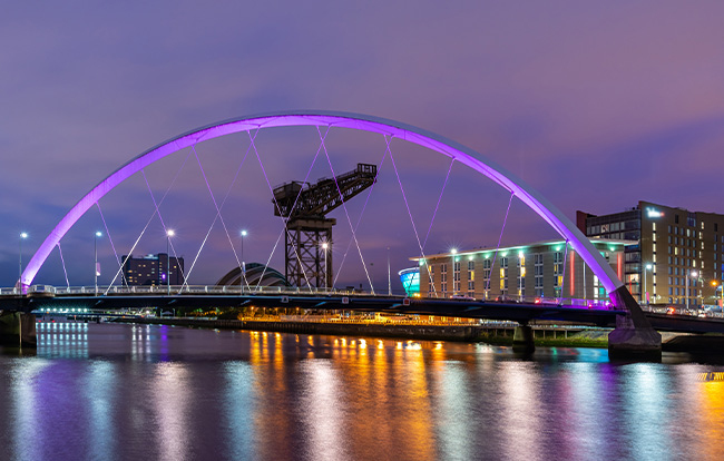 Bridge at night