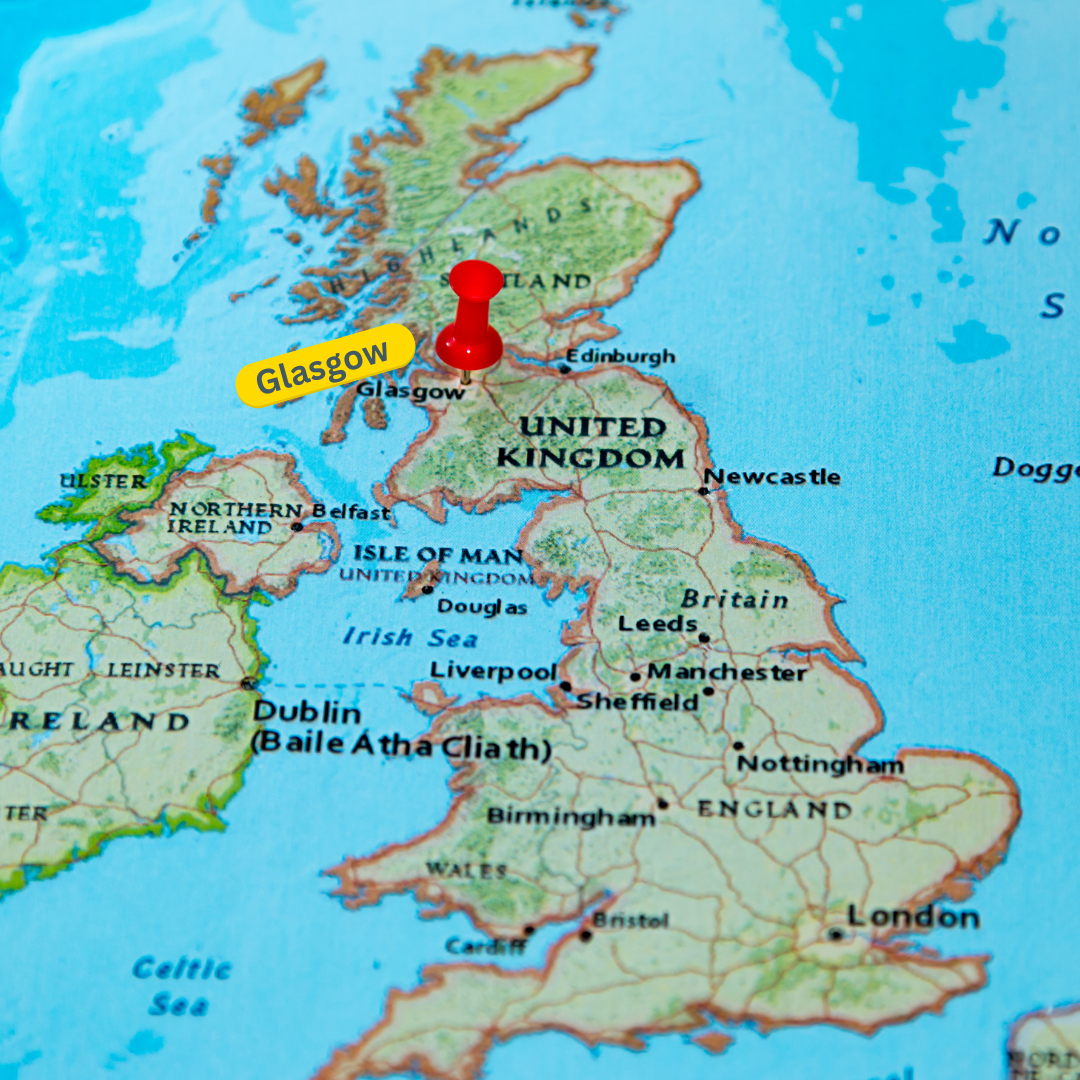 Glasgow map