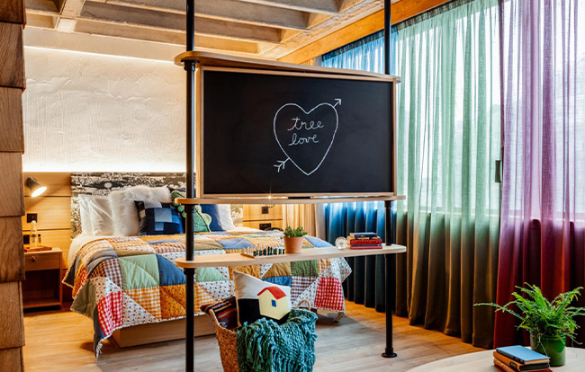 Treehouse Manchester bedroom